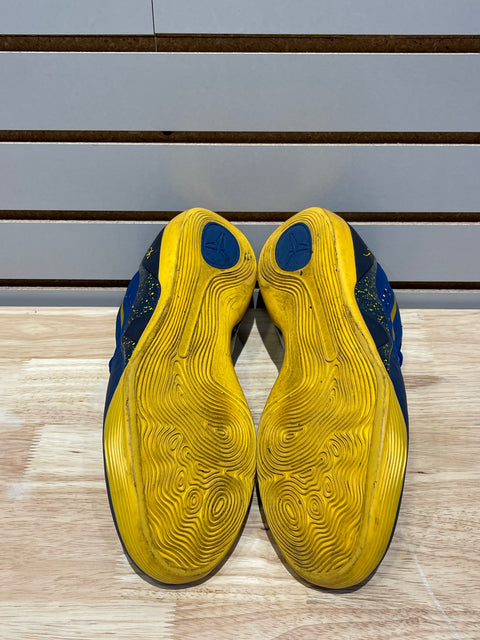 Nike Kobe 9 EM Gym Blue University Gold Sz 12