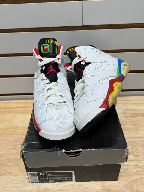 Jordan 6 Retro Olympic Flag Beijing Sz 6.5Y
