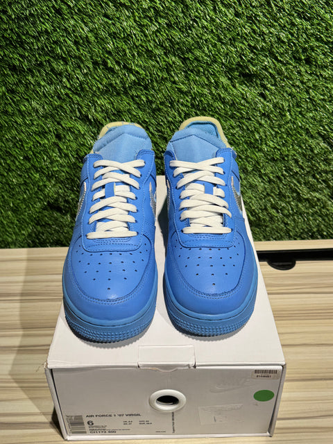 Nike Air Force 1 Low Off-White MCA University Blue Sz 6M/7.5W