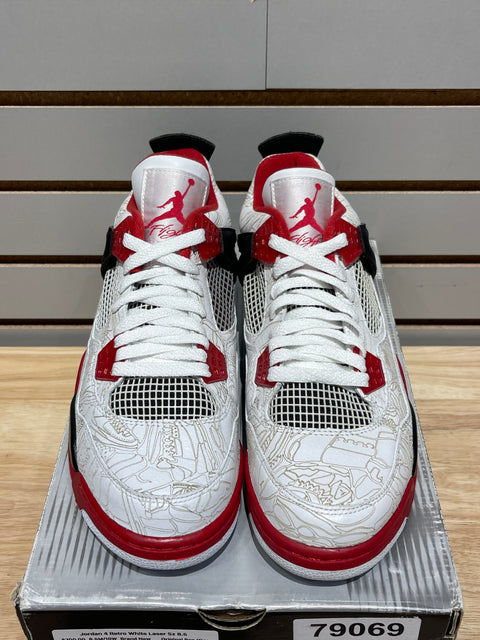 Jordan 4 Retro White Laser Sz 8.5