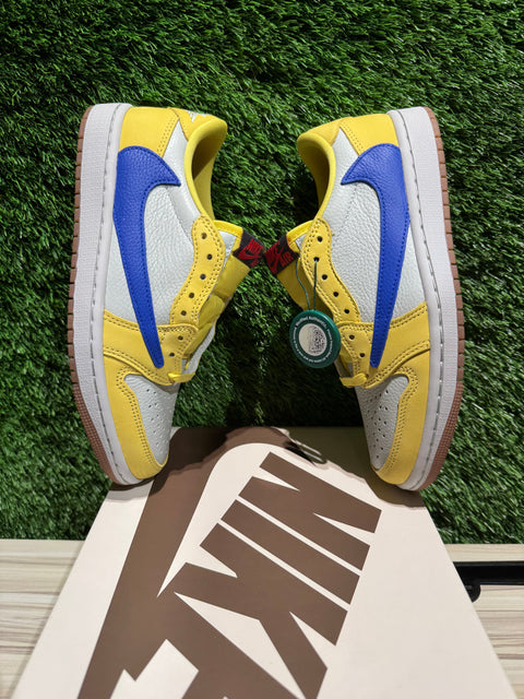 Jordan 1 Retro Low OG SP Travis Scott Canary (Women's) Sz 5M