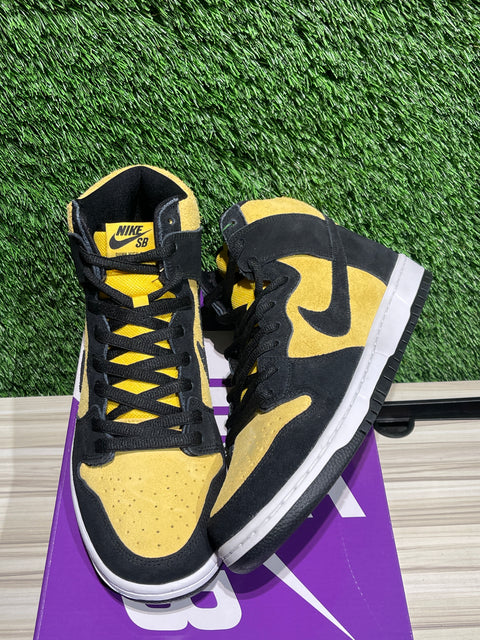 Nike SB Dunk High Pro Reverse Goldenrod Sz 12