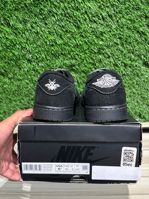 Jordan 1 Retro Low OG SP Travis Scott Black Phantom Sz 6.5M