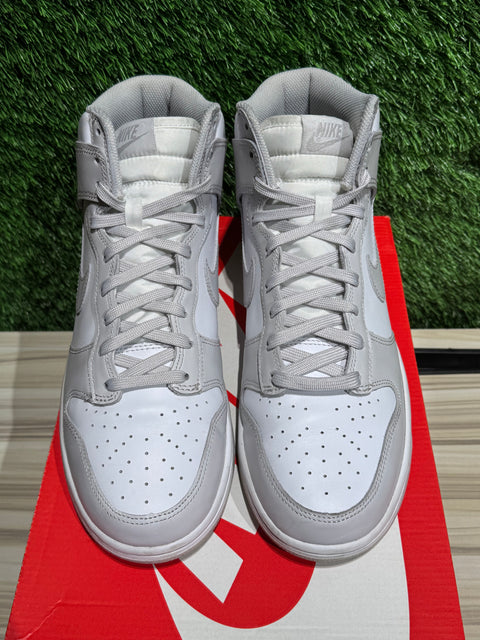 Nike Dunk High Retro White Vast Grey Sz 9.5