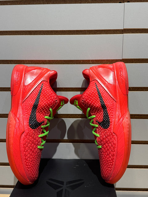 Nike Kobe 6 Protro Reverse Grinch Sz 9.5