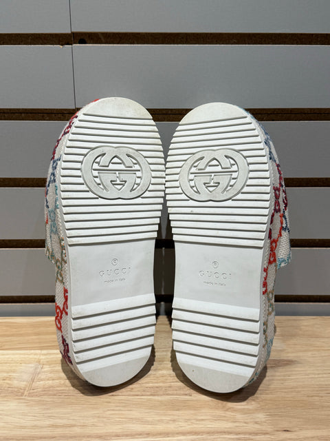 Gucci Women's Platform Sandal 'White Multi' Sz 6M