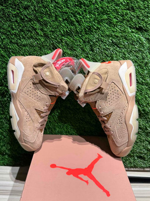 Jordan 6 Retro Travis Scott British Khaki Sz 3.5M
