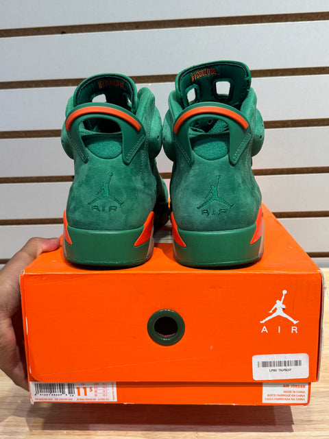 Jordan 6 Retro Gatorade Green Sz 11.5