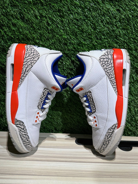 Jordan 3 Retro Knicks Sz 8.5