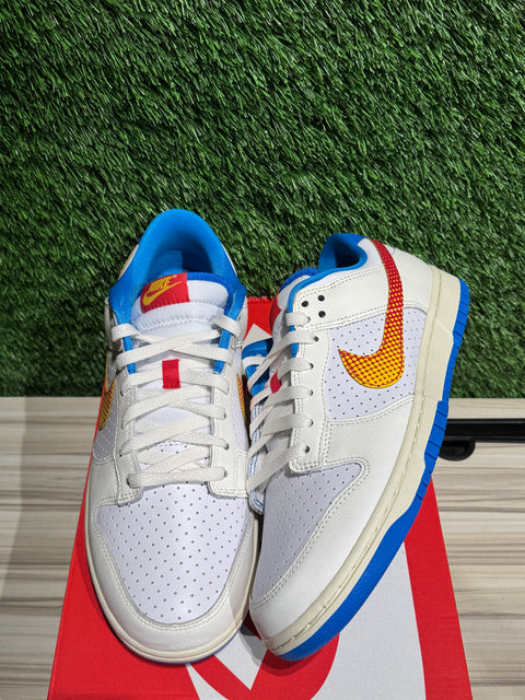 Nike Dunk Low Retro SE Pop Art Sail Photo Blue Sz 10