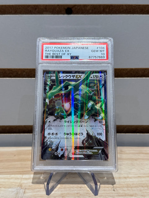 Pokémon Rayquaza EX - SM: The Best of XY (XY) PSA 10