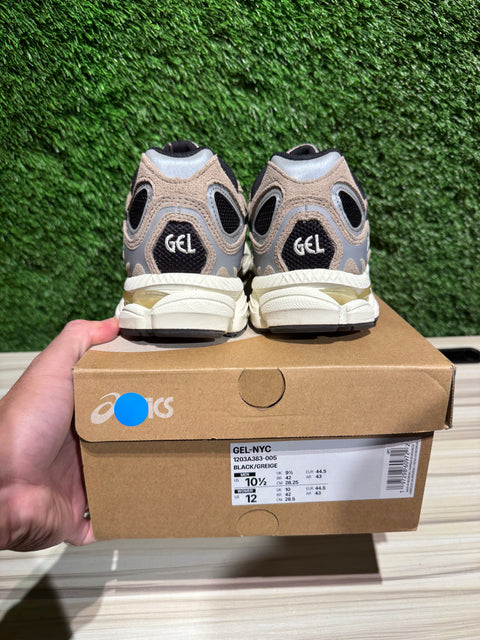 ASICS Gel-NYC Black Greige Sz 10.5M