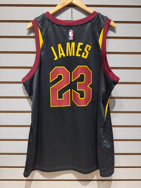 Lebron Cleveland Cavaliers Jersey Swingman Black Size 52