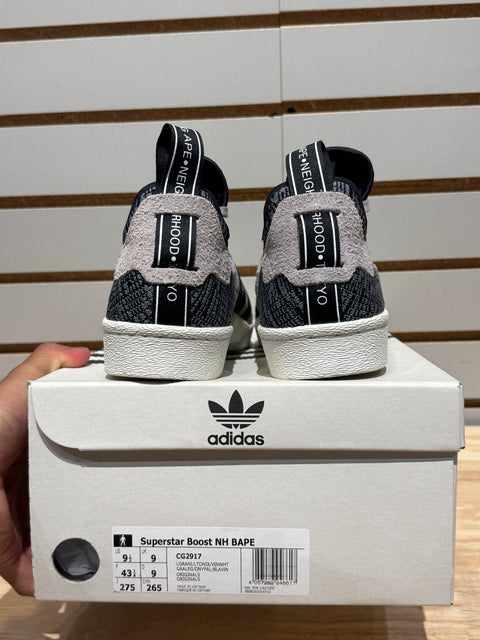 adidas Superstar Boost Bape X Neighborhood Sz 9.5