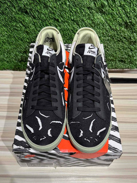 Nike Blazer Low Acronym Black Olive Aura Sz 11M