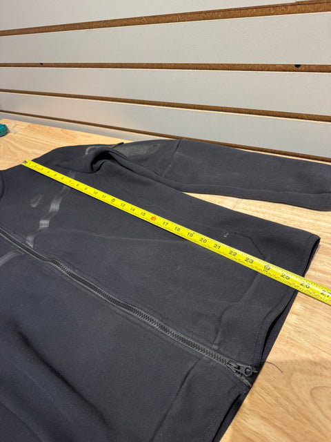 Nike Tech Fleece Black Hooded Sweatshirt Sz S