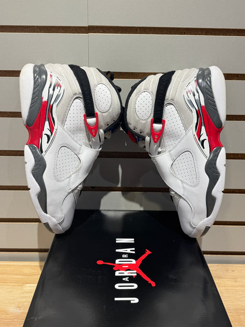 Jordan 8 Retro White True Red (2025) Sz 10