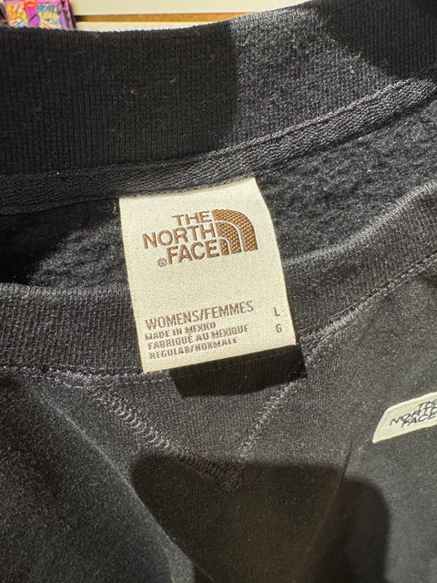 Women's The North Face Logo Patch Crewneck Sweater Sz L