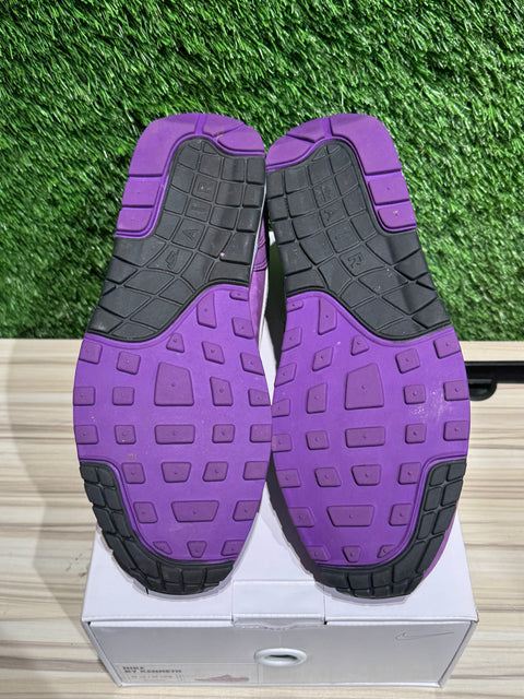 Purple Suede Nike Air Max 1 By You Sz 10.5M/12W