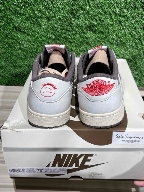 Jordan 1 Retro Low OG SP Travis Scott Reverse Mocha Sz 13M