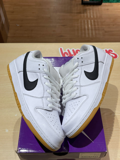 Nike SB Dunk Low Pro White Gum Sz 13M