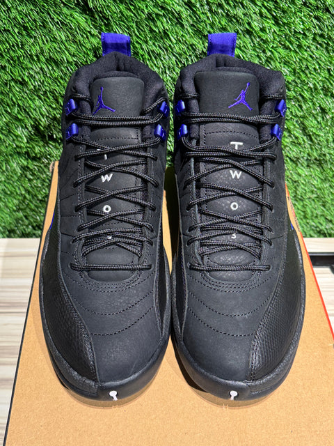 Jordan 12 Retro Black Dark Concord Sz 10