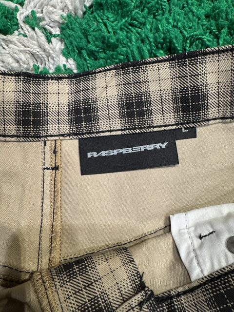 GV Gallery Raspberry Hills Plaid Baggy Pants Sz XL