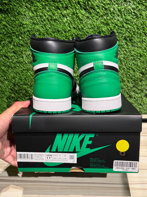 Jordan 1 Retro High OG Lucky Green Sz 11.5