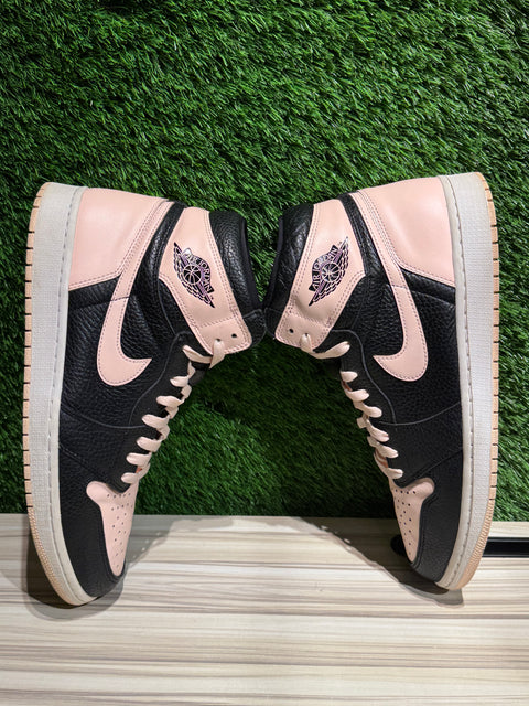 Jordan 1 Retro High Black Crimson Tint Sz 12M.