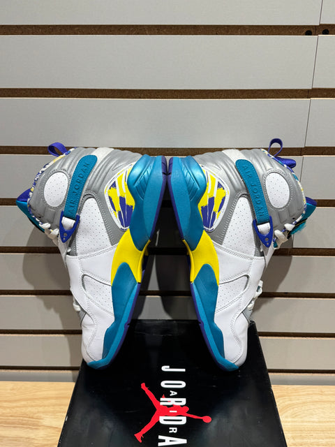 Jordan 8 Retro White Aqua (2019) (Women's) Sz 10M