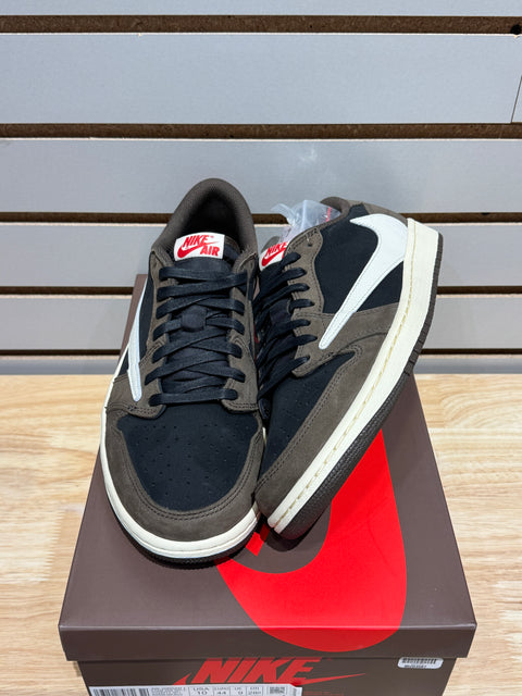 Jordan 1 Retro Low OG SP Travis Scott Mocha Sz 10M