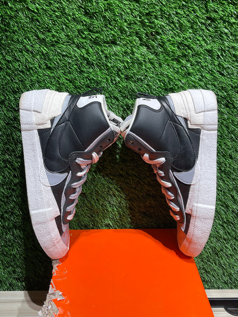 Nike Blazer Mid sacai Black Grey Sz 7.5M