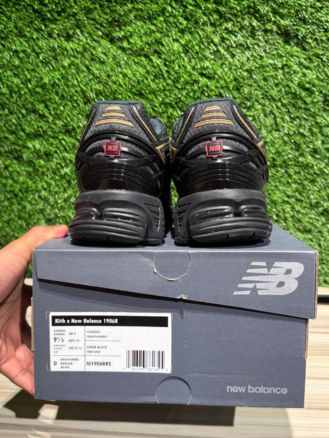 New Balance 1906R Kith Black Sz 9.5M