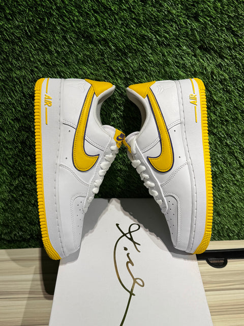 Nike Air Force 1 Low Retro QS Kobe Bryant Lakers Home Sz 6.5