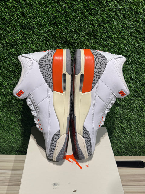 Jordan 3 Retro Georgia Peach (Women's) Sz 9M