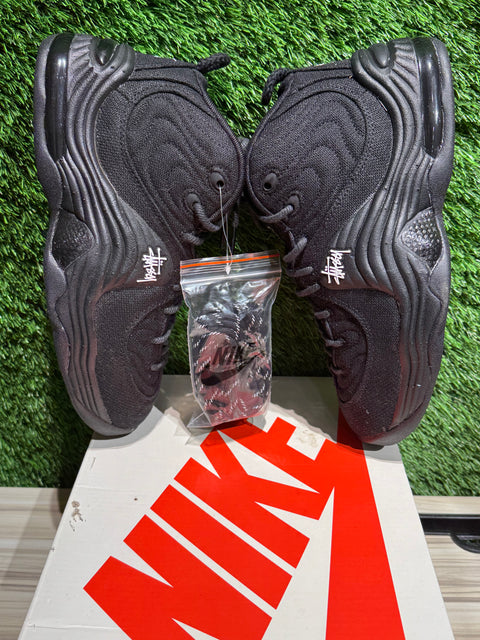 Nike Air Penny 2 Stussy Black Sz 7.5