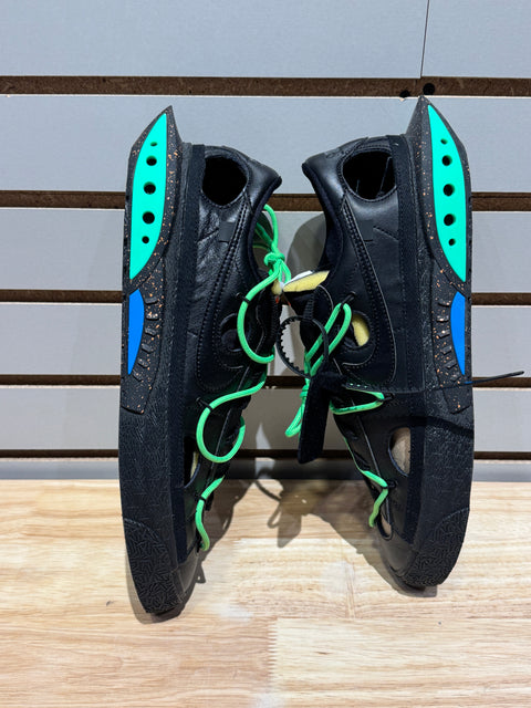 Nike Blazer Low Off-White Black Electro Green Sz 12