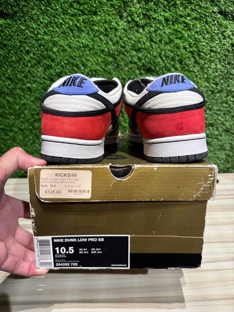 Nike SB Dunk Low Piet Mondrian Sz 10.5M