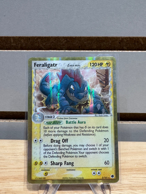 Feraligatr (Delta Species) - Pokemon EX Dragon Frontiers (DF)