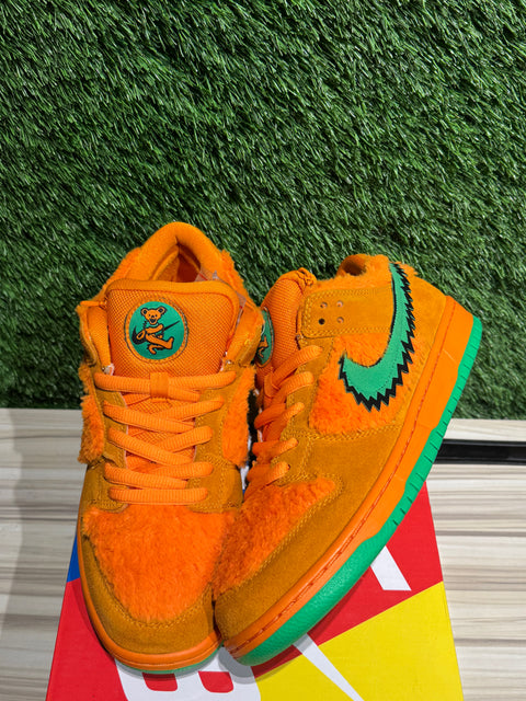 Nike SB Dunk Low Grateful Dead Bears Orange Sz 9.5M