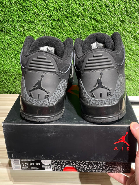 Jordan 3 Retro Black Cat (2025) Sz 12