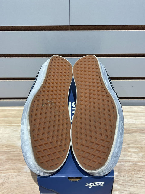 Vans Premium Authentic Archive Palms Black Blue Sz 9