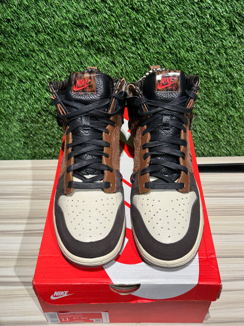 Nike Dunk High Bodega Legend Fauna Brown Sz 11