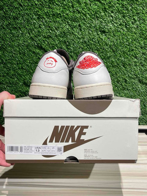 Jordan 1 Retro Low OG SP Travis Scott Reverse Mocha Sz 13