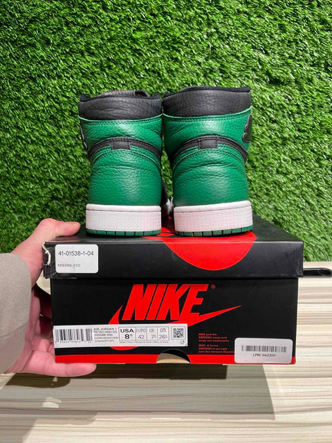 Jordan 1 Retro High Pine Green Black Sz 8.5