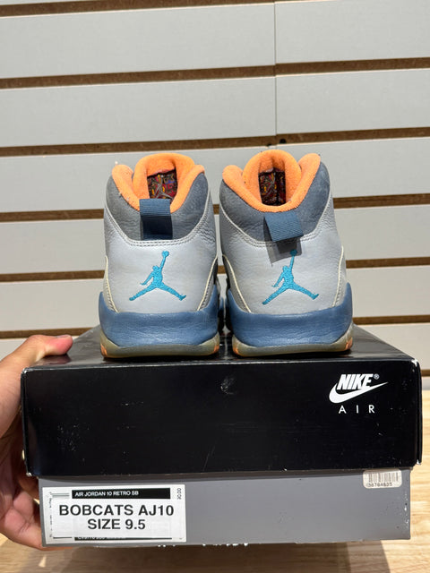 Jordan 10 Retro Bobcats Sz 9.5