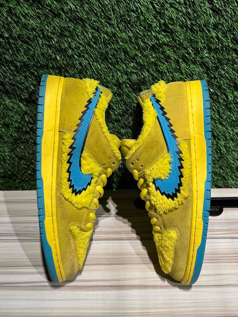 Nike SB Dunk Low Grateful Dead Bears Opti Yellow Sz 12