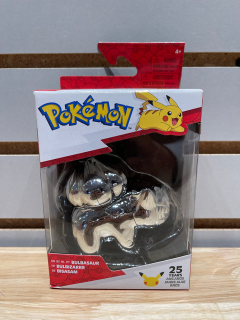 Pokémon Bulbasaur 25th Anniversary Silver Figure Starter Series 1