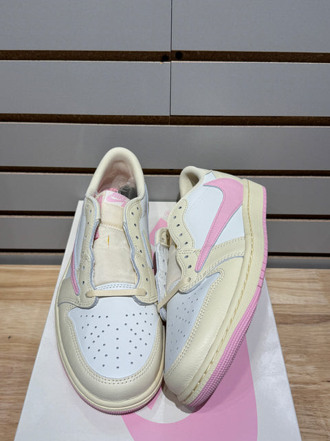 Jordan 1 Retro Low OG SP Travis Scott Shy Pink Sz 10