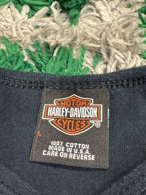 Harley Davidson Rhinestone Women's L/S Sz L